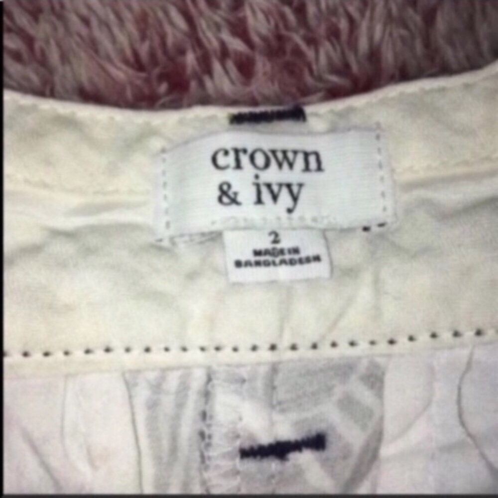 NWT Crown & Ivy Zebra Shorts - Picture 3 of 5